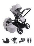 Core 2 Storm Grey Pushchair and Carrycot