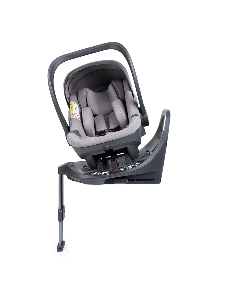 Core 2 Storm Grey Pushchair and Carrycot - Complete 360 Car Seat Bundle