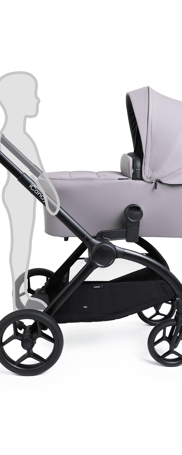 Core 2 Storm Grey Pushchair and Carrycot - Complete Bundle