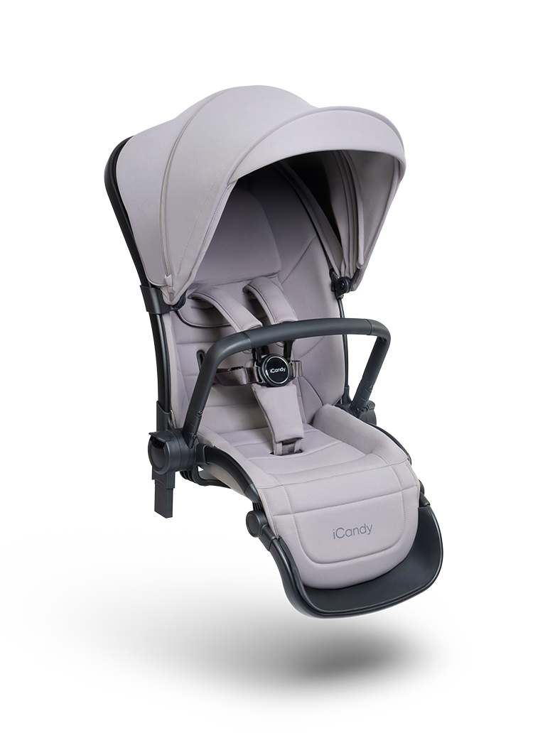Core 2 Storm Grey Seat Unit Fabric with Harness