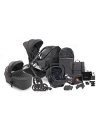 Core Dark Grey Pushchair and Carrycot - Car Seat Bundle