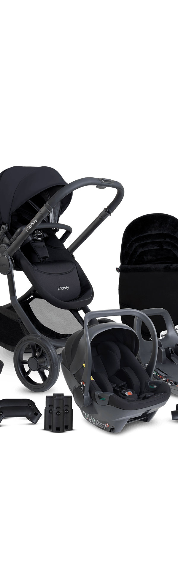 Orange 4 Black Travel System & 360 Car Seat