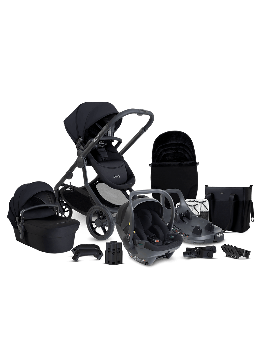 Orange 4 Black Travel System & 360 Car Seat