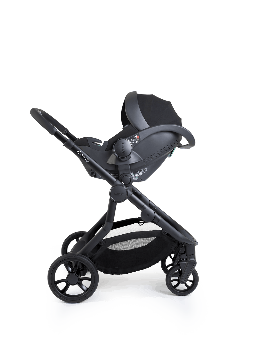 Orange 4 Travel System & Car Seat - Black Edition
