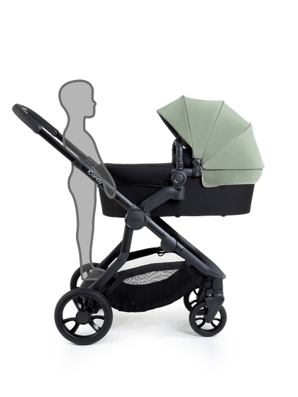 Orange 4 Pistachio Travel System & 360 Car Seat