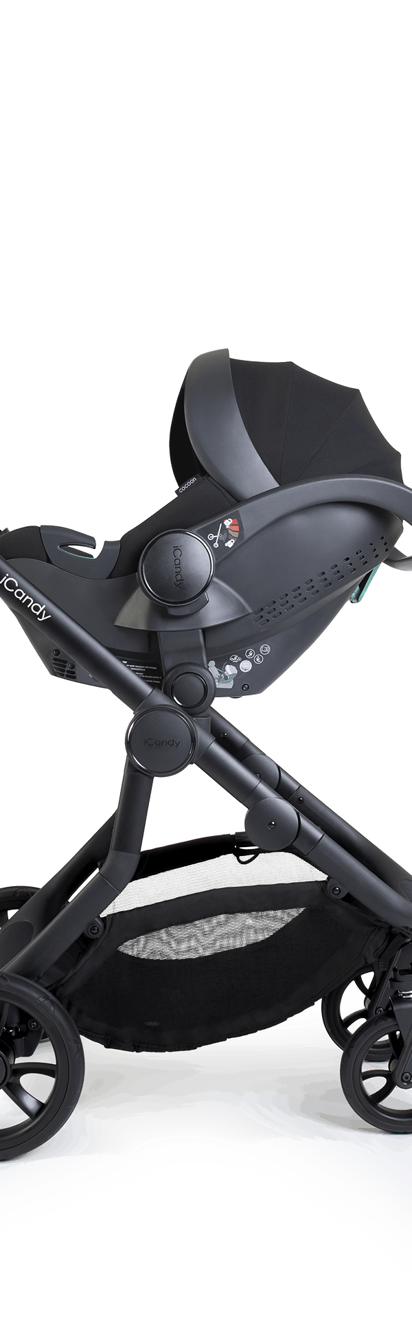 Orange 4 Pistachio Travel System & 360 Car Seat