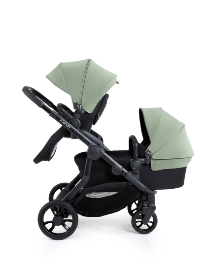 Orange 4 Pistachio Travel System & 360 Car Seat