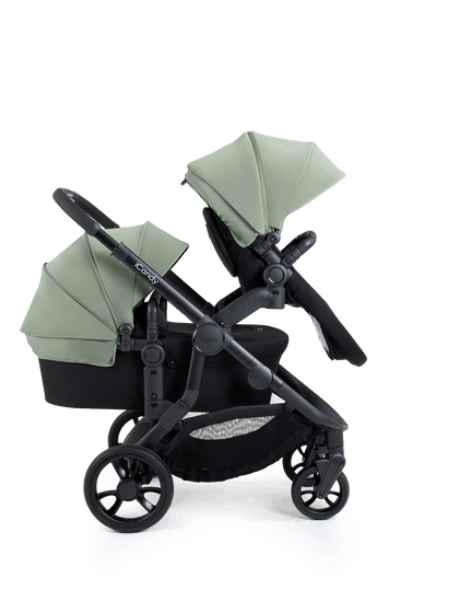 Orange 4 Pistachio Travel System & 360 Car Seat