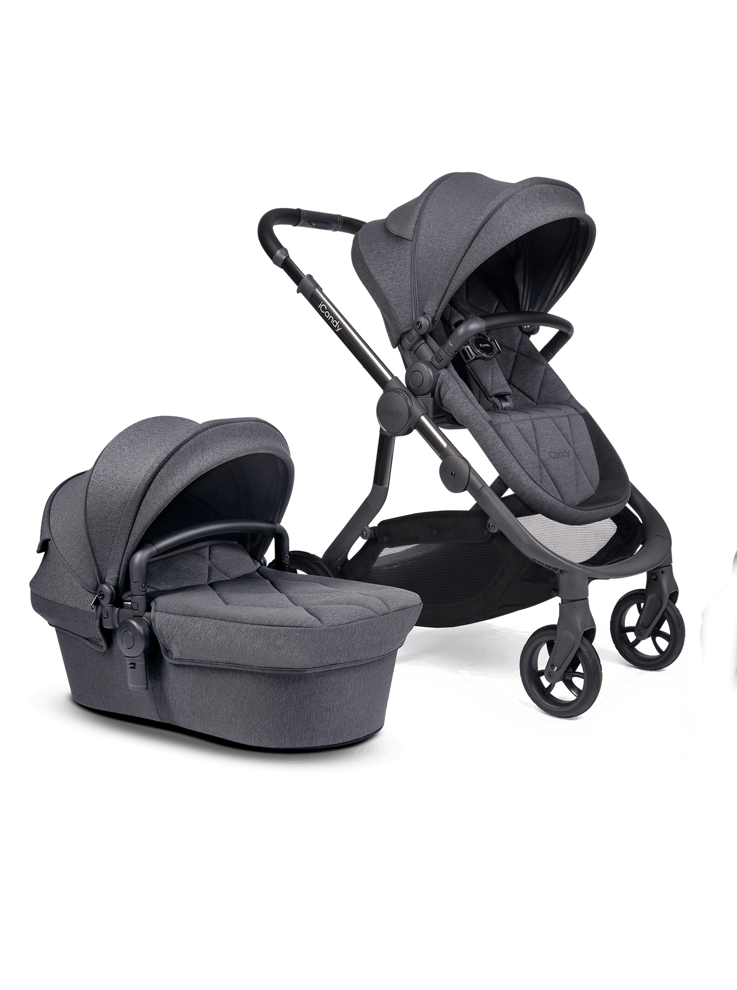 Orange 3 Dark Slate Pushchair Combo