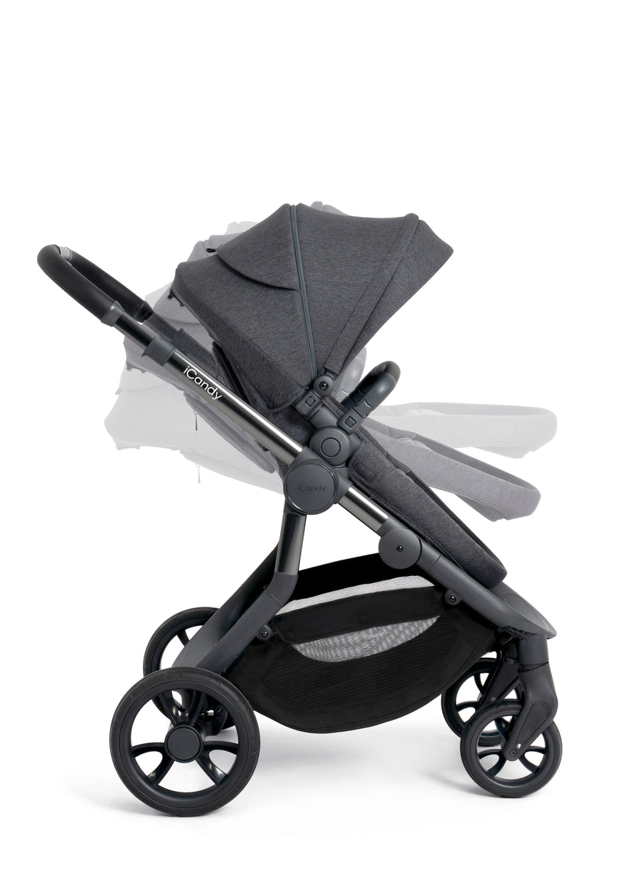 Orange 3 Dark Slate Pushchair Combo