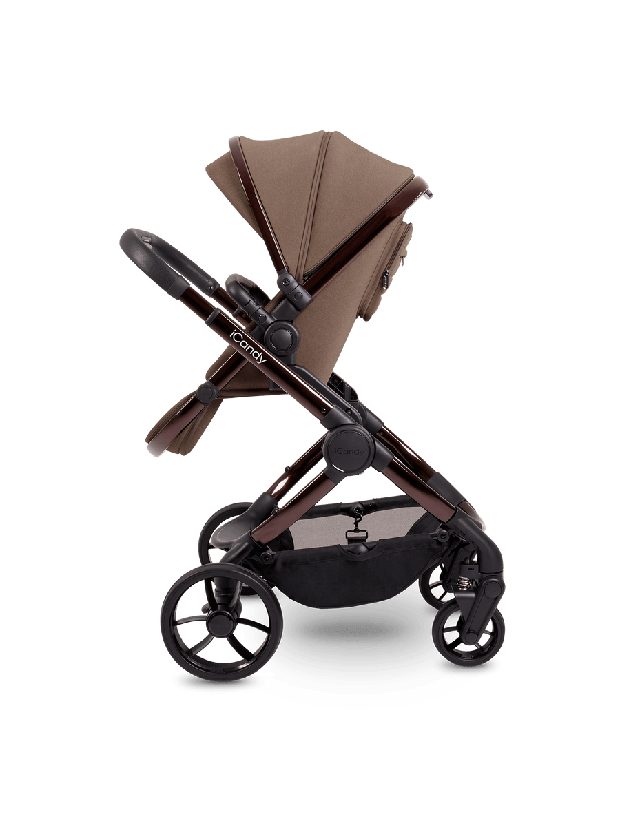 Peach 7 Coco Pushchair and Carrycot - Complete 360 Car Seat Bundle