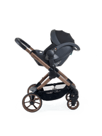 Peach 7 Pecan Pushchair and Carrycot - Complete 360 Car Seat Bundle