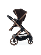 Peach 7 Pecan Pushchair and Carrycot - Complete 360 Car Seat Bundle