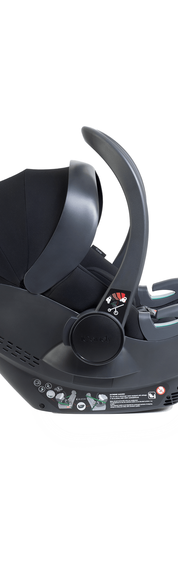 Peach 7 Porcini Pushchair and Carrycot - Complete 360 Car Seat Bundle