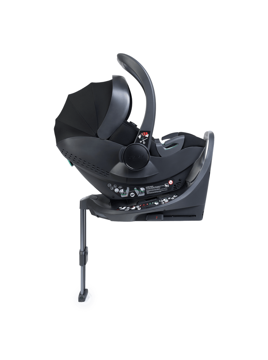Peach 7 Porcini Pushchair and Carrycot - Complete 360 Car Seat Bundle