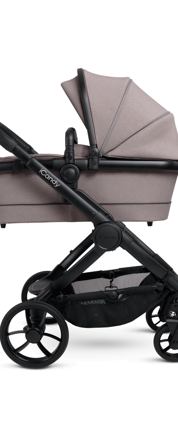 Peach 7 Porcini Pushchair and Carrycot - Complete Car Seat Bundle