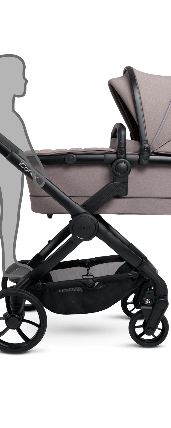 Peach 7 Porcini Pushchair and Carrycot - Complete Car Seat Bundle