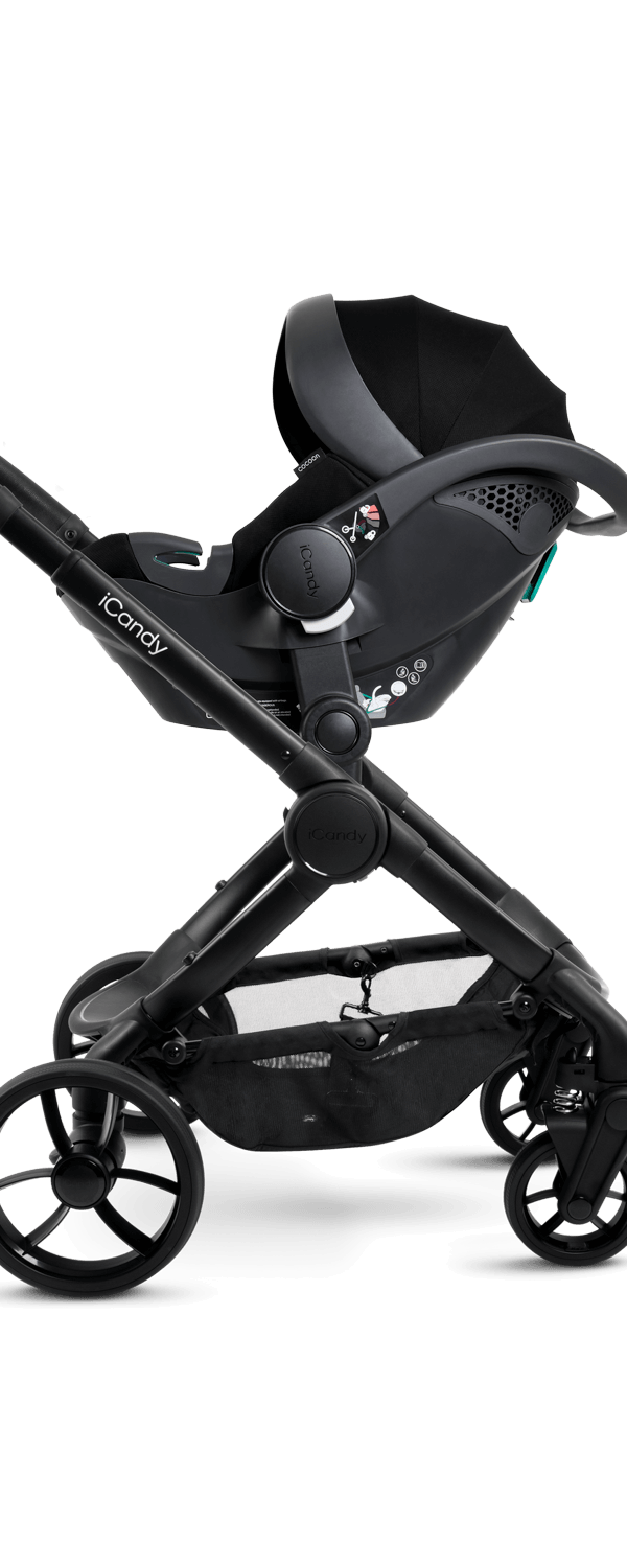 Peach 7 Porcini Pushchair and Carrycot - Complete Car Seat Bundle