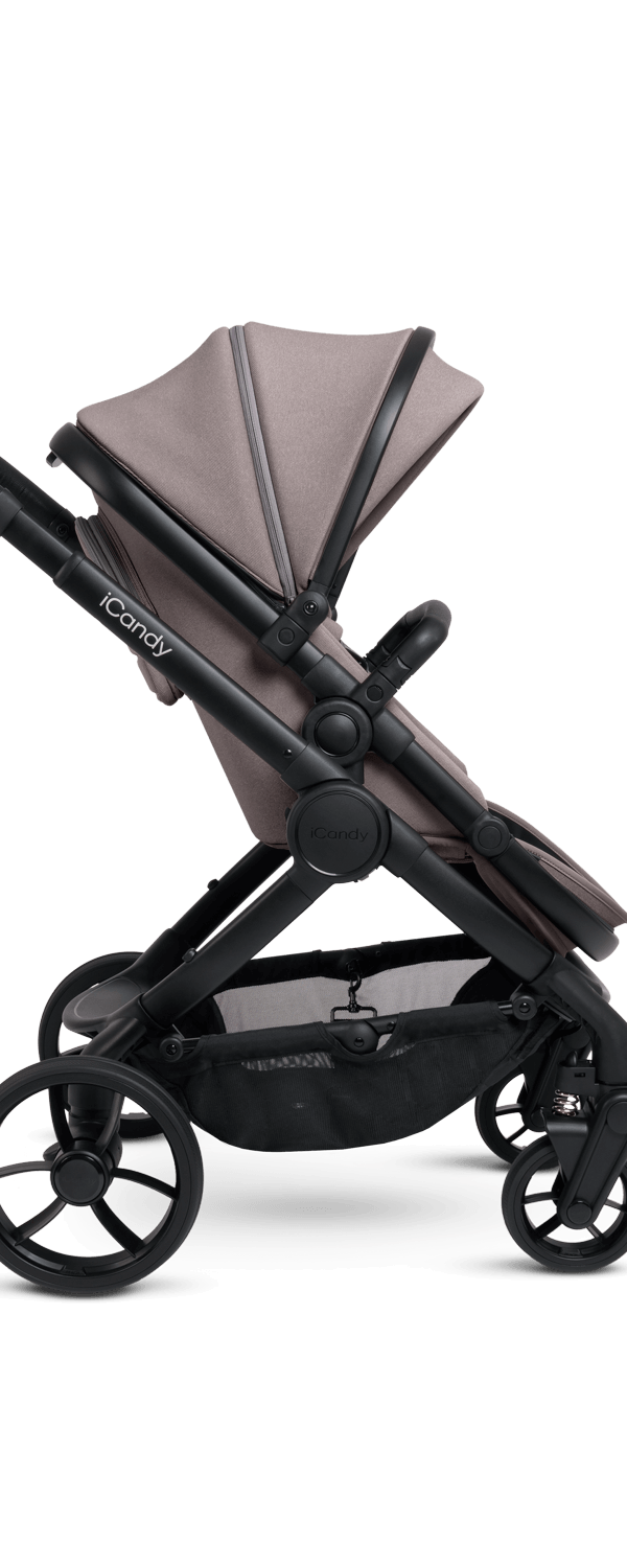 Peach 7 Porcini Pushchair and Carrycot - Complete Car Seat Bundle