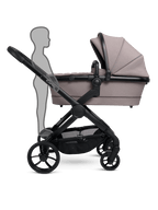Peach 7 Porcini Pushchair and Carrycot - Complete Bundle