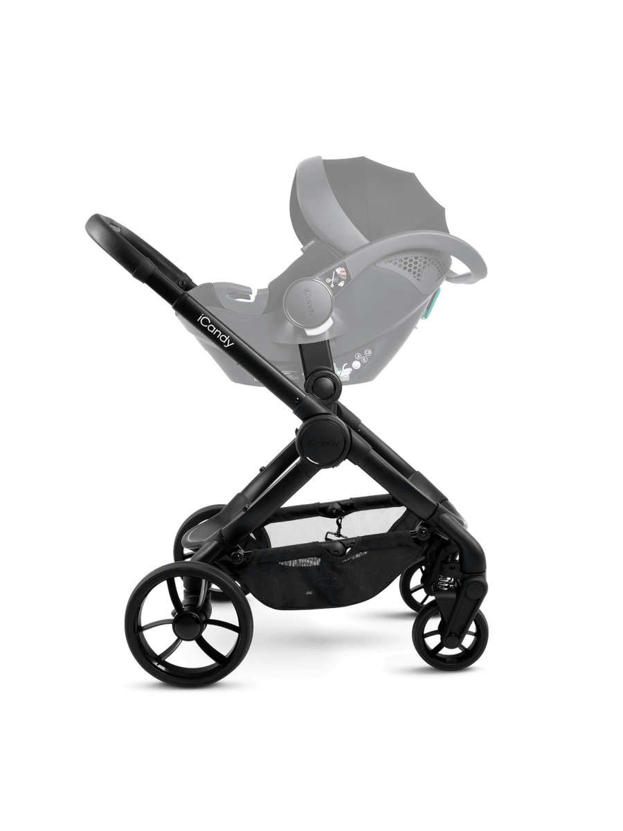 Peach 7 Porcini Pushchair and Carrycot - Complete Bundle