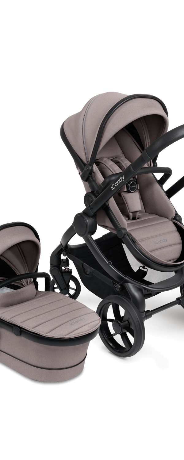 Peach 7 Porcini Pushchair and Carrycot