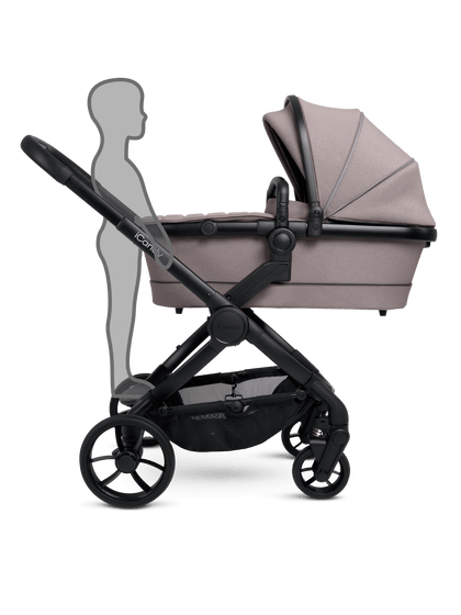 Peach 7 Porcini Pushchair and Carrycot