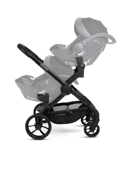 Peach 7 Porcini Pushchair and Carrycot - Twin