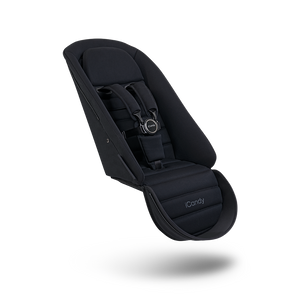 Peach 7 Black Seat Unit Fabric