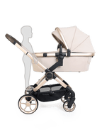 Peach 8 Biscotti Pushchair and Carrycot - Pushchair Bundle