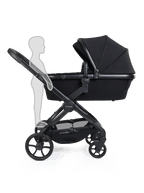 Peach 8 Black Pushchair and Carrycot - Pushchair Bundle