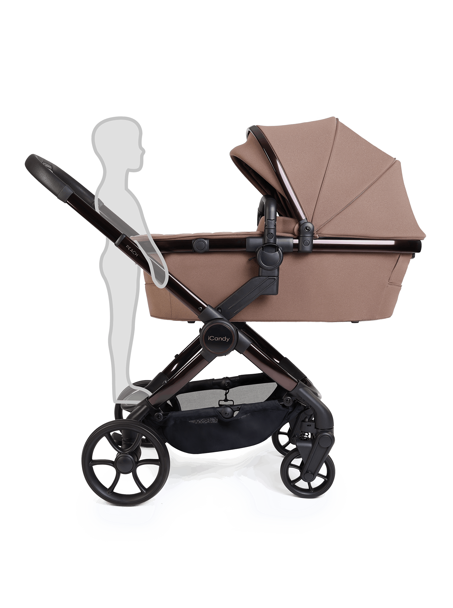 Peach 8 Coco Pushchair and Carrycot - Pushchair Bundle