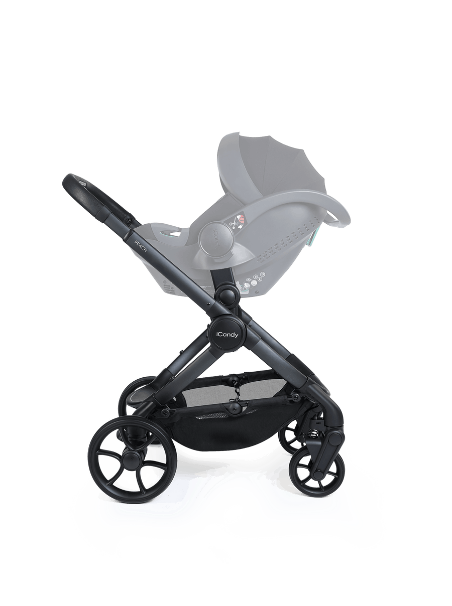 Peach 8 Grey Pushchair and Carrycot - Pushchair Bundle