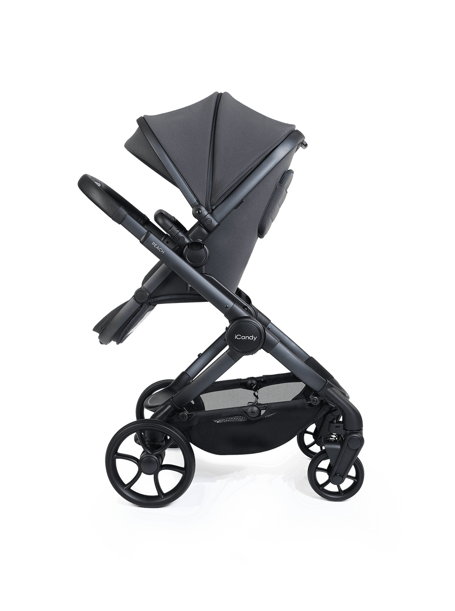 Peach 8 Grey Pushchair and Carrycot - Pushchair Bundle