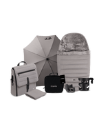 Peach 8 Porcini Pushchair and Carrycot - Pushchair Bundle