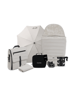 Peach 8 Taupe Pushchair and Carrycot - Pushchair Bundle