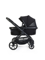 Peach 8 Black Pushchair and Carrycot - 360 Car Seat Pushchair Bundle