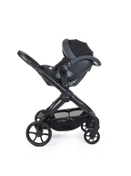 Peach 8 Black Pushchair and Carrycot - 360 Car Seat Pushchair Bundle