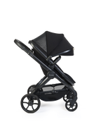 Peach 8 Black Pushchair and Carrycot - 360 Car Seat Pushchair Bundle