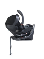 Peach 8 Black Pushchair and Carrycot - 360 Car Seat Pushchair Bundle
