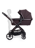 Peach 8 Coffee Bean Pushchair and Carrycot - 360 Car Seat Pushchair Bundle