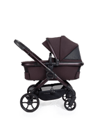 Peach 8 Coffee Bean Pushchair and Carrycot - 360 Car Seat Pushchair Bundle