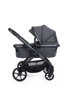 Peach 8 Grey Pushchair and Carrycot - 360 Car Seat Pushchair Bundle
