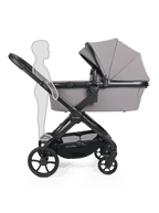 Peach 8 Porcini Pushchair and Carrycot - 360 Car Seat Pushchair Bundle