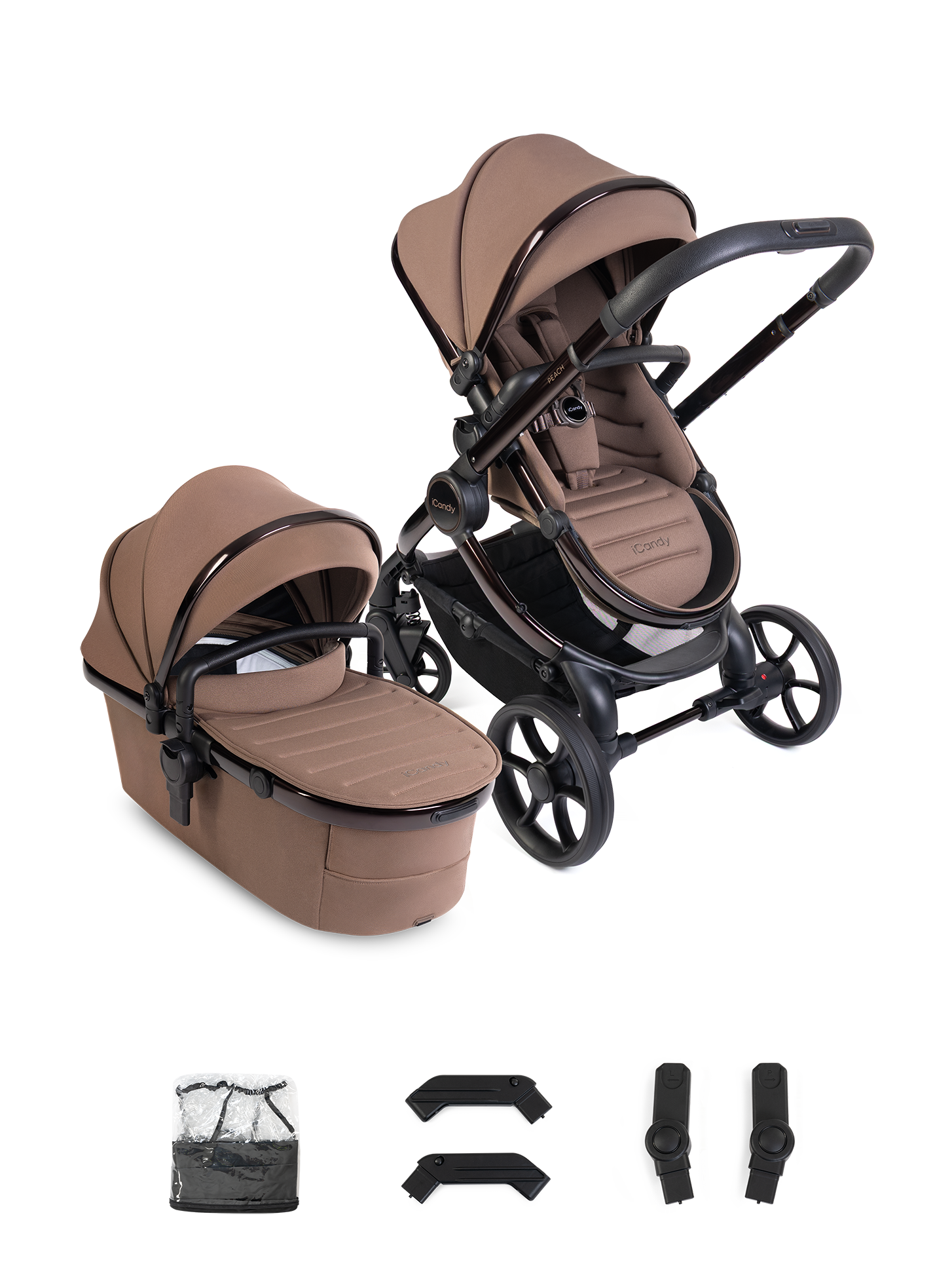 Peach 8 Coco Pushchair and Carrycot