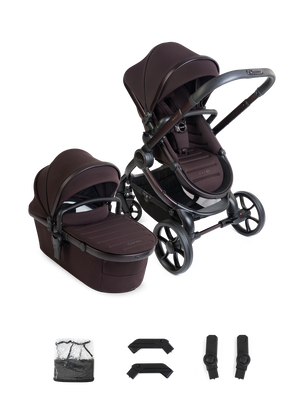 Peach 8 Coffee Bean Pushchair and Carrycot