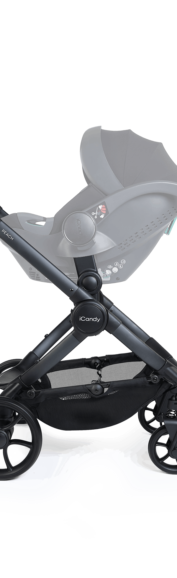 Peach 8 Grey Pushchair and Carrycot