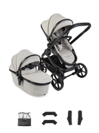 Peach 8 Taupe Pushchair and Carrycot