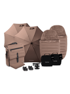 Peach 8 Coco Pushchair and Carrycot - Double Pushchair Bundle