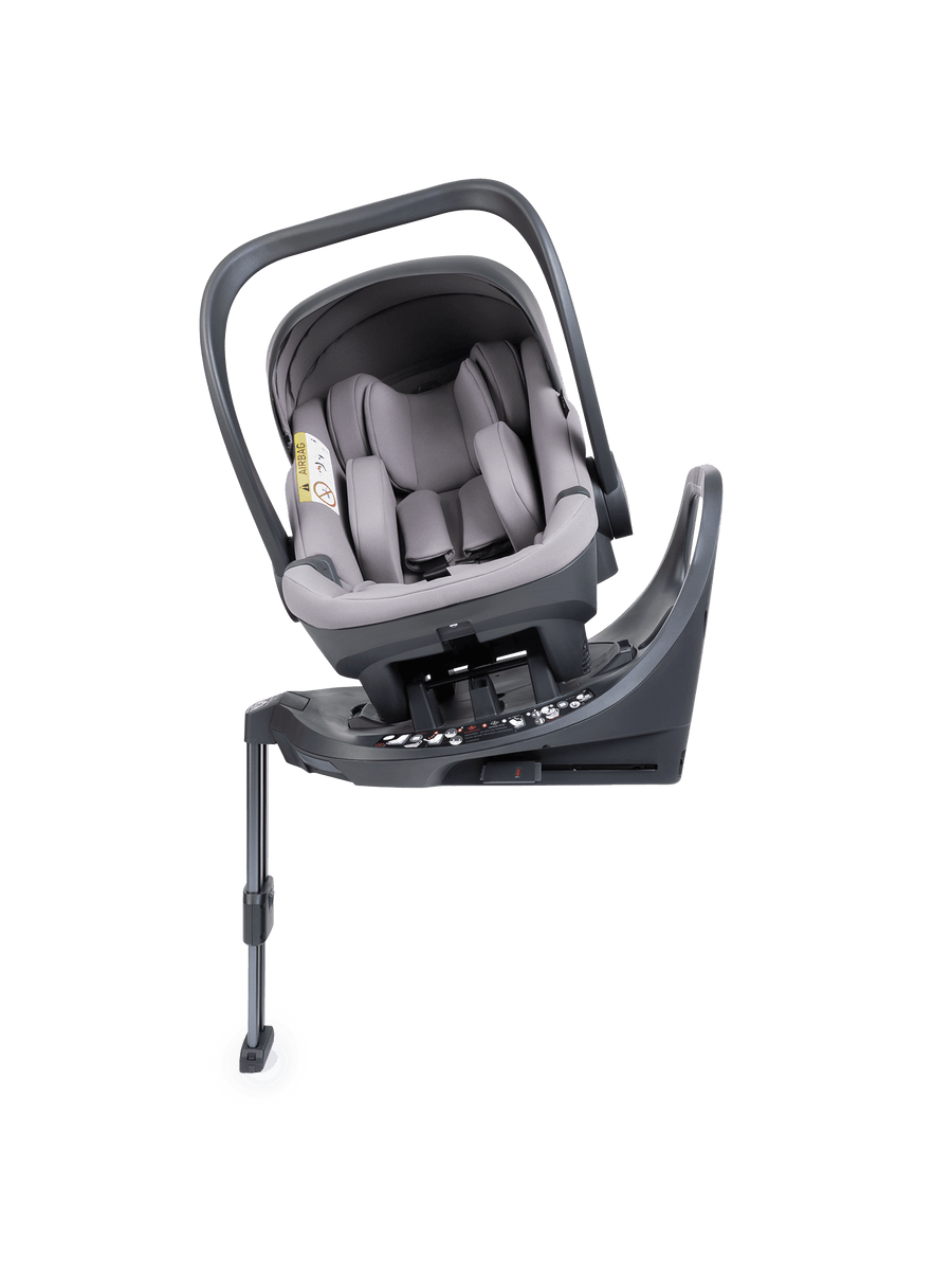 Peach 8 Grey Pushchair and Carrycot - Double 360 Car Seat Combo